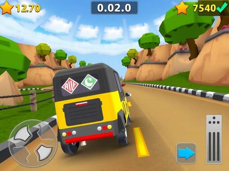Thrilling Mumbai Street Race Rickshaw Rally Star Gameplay Screenshot